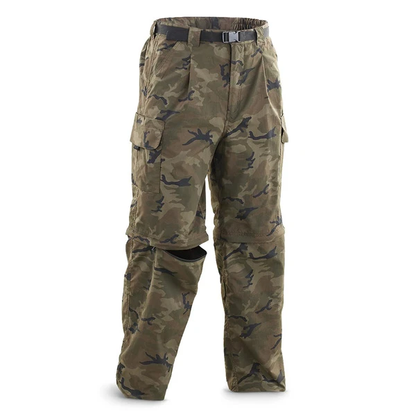 Camo hlače s patentnim zatvaračem